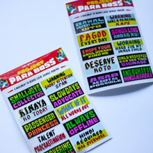 Load image into Gallery viewer, Jeepney Signage Sticker Sheets