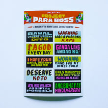Load image into Gallery viewer, Jeepney Signage Sticker Sheets