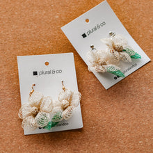 Load image into Gallery viewer, Sinamay Flower Earrings - Common Room PH