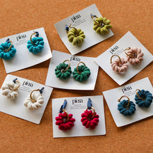 Load image into Gallery viewer, Fabric-wrapped Wire Statement Earrings | Patti - Common Room PH