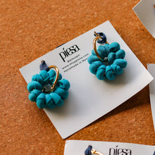 Load image into Gallery viewer, Fabric-wrapped Wire Statement Earrings | Patti - Common Room PH