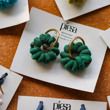 Load image into Gallery viewer, Fabric-wrapped Wire Statement Earrings | Patti - Common Room PH
