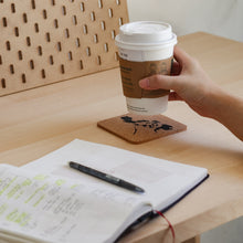 Load image into Gallery viewer, Printed Cork Coaster | Square