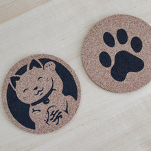 Load image into Gallery viewer, Printed Cork Coaster | Circle