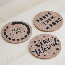 Load image into Gallery viewer, Printed Cork Coaster | Circle