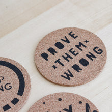 Load image into Gallery viewer, Printed Cork Coaster | Circle