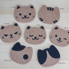 Load image into Gallery viewer, Printed Cork Coaster | Cat