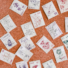 Load image into Gallery viewer, Rectangle Deco Sticker Packs | Forest Postal Stamps