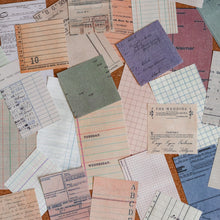 Load image into Gallery viewer, Background Paper | Abstract, Crumpled, Lines & Postcards