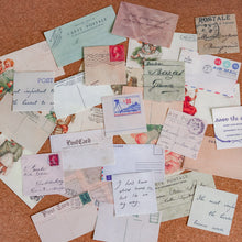 Load image into Gallery viewer, Background Paper | Abstract, Crumpled, Lines & Postcards