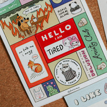 Load image into Gallery viewer, Peel-Off Journal Sticker Sheets
