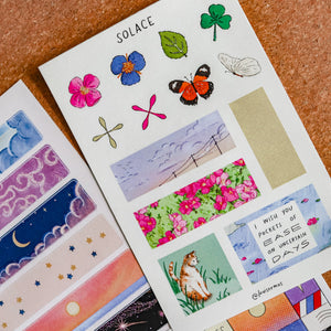Peel-Off Journal Sticker Sheets