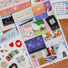 Load image into Gallery viewer, Peel-Off Journal Sticker Sheets