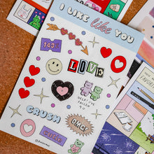 Load image into Gallery viewer, Peel-Off Journal Sticker Sheets
