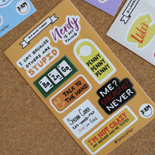 Load image into Gallery viewer, Fandom Sticker Sheets