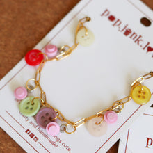 Load image into Gallery viewer, Upcycled Button Bracelets