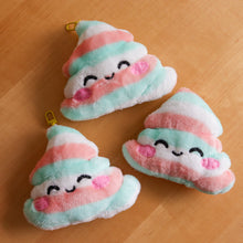 Load image into Gallery viewer, Unicorn Poopy Keychain Plushies
