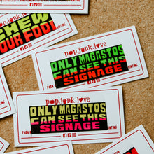 Load image into Gallery viewer, Jeepney Signage Vinyl Glossy Sticker Singles | Small