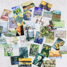 Load image into Gallery viewer, Mini-cards | Collage, Nature, Postal stamps & Van Gogh