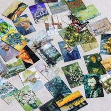 Load image into Gallery viewer, Mini-cards | Collage, Nature, Postal stamps & Van Gogh