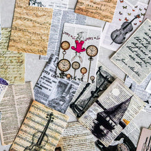 Load image into Gallery viewer, Mini-cards | Collage, Nature, Postal stamps & Van Gogh