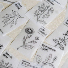 Load image into Gallery viewer, Mini-memo Sheets: Black & White Flowers - Common Room PH