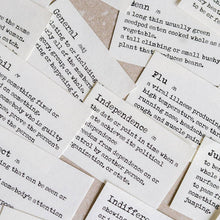 Load image into Gallery viewer, Mini-memo Sheets: Dictionary Series - Common Room PH