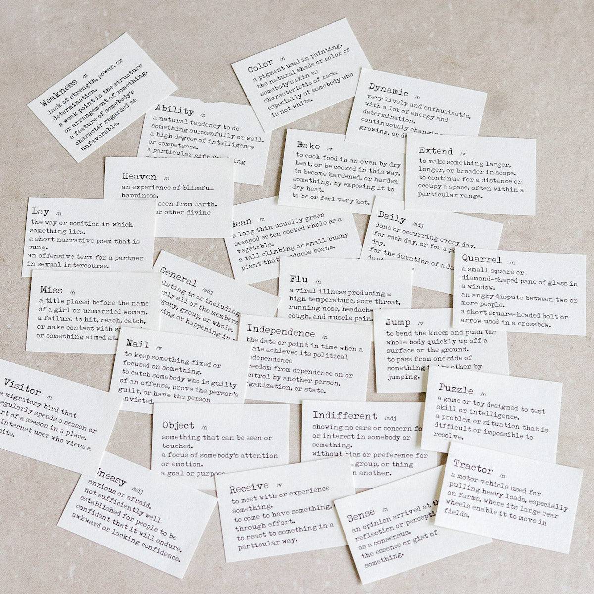 Minimemo Sheets Dictionary Common Room PH