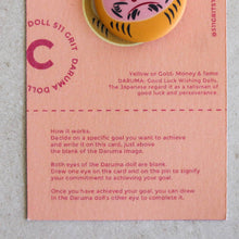 Load image into Gallery viewer, Daruma Button Pin - Common Room PH