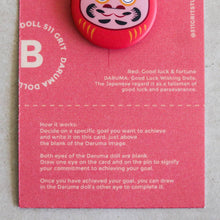 Load image into Gallery viewer, Daruma Button Pin - Common Room PH