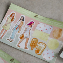Load image into Gallery viewer, Girl Journaling Stickers - Common Room PH