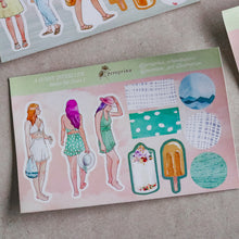 Load image into Gallery viewer, Girl Journaling Stickers - Common Room PH