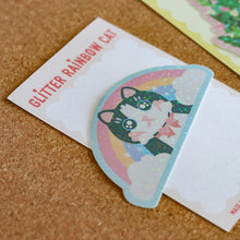 Load image into Gallery viewer, Glitter Cat Waterproof Vinyl Sticker Singles - Common Room PH
