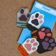 Load image into Gallery viewer, Cat Paws Waterproof Vinyl Sticker Pack - Common Room PH
