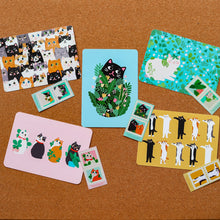 Load image into Gallery viewer, Cat Postcard & Sticker Set - Common Room PH