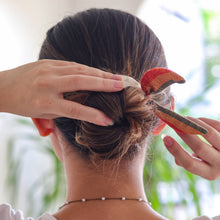 Load image into Gallery viewer, Scrunchie w/ Short Native Fabric Ribbon - Common Room PH