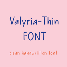 Load image into Gallery viewer, Valyria Thin Font by Artsyology - Common Room PH