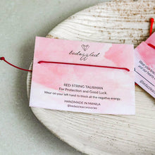 Load image into Gallery viewer, Red String Bracelet - Common Room PH
