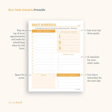 Load image into Gallery viewer, Brio: Daily Planner Printables - Common Room PH