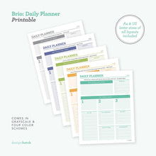 Load image into Gallery viewer, Brio: Daily Planner Printables - Common Room PH