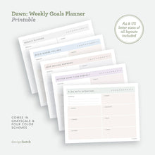 Load image into Gallery viewer, Dawn: Goals Planner Printables - Common Room PH