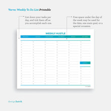 Load image into Gallery viewer, Verve: Weekly Planner Printables - Common Room PH