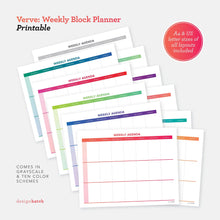 Load image into Gallery viewer, Verve: Weekly Planner Printables - Common Room PH