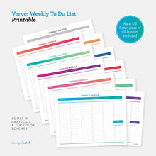 Load image into Gallery viewer, Verve: Weekly Planner Printables - Common Room PH
