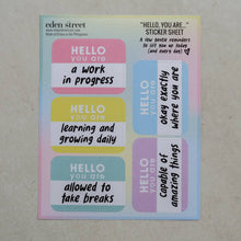 Load image into Gallery viewer, Journal Sticker Sheets by Eden Street - Common Room PH