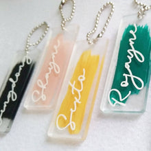 Load image into Gallery viewer, Custom Acrylic Brush Stroke Keychain by Freespoke - Common Room PH