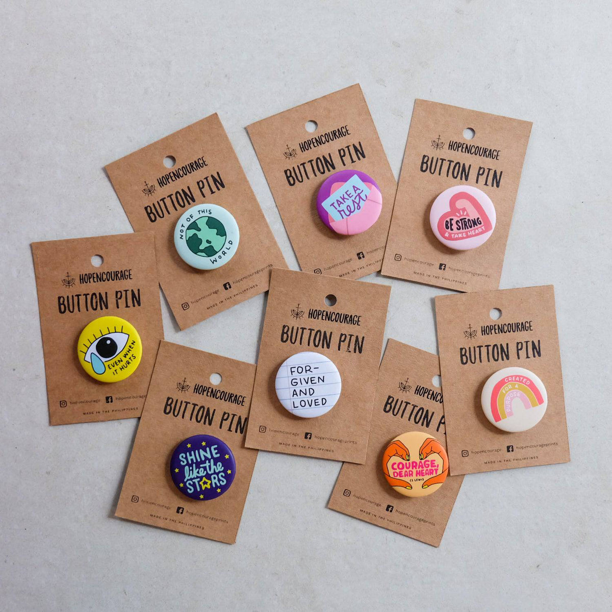 Button Pins by Artsyology