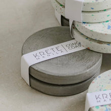 Load image into Gallery viewer, Concrete Coaster Set - Natural Gray - Common Room PH
