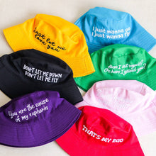 Load image into Gallery viewer, BTS Bucket Hats with Pin - Common Room PH