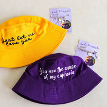 Load image into Gallery viewer, BTS Bucket Hats with Pin - Common Room PH